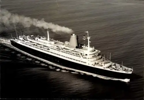 Ak Bremerhaven, Passagierschiff auf See