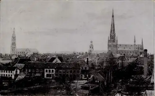 Ak Breda Nordbrabant Niederlande, Panorama