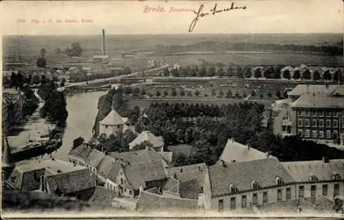 Ak Breda Nordbrabant Niederlande, Panorama