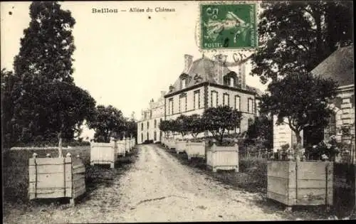 Ak Baillou Loir et Cher, Allees du Chateau