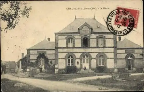Ak Chauvigny Loir et Cher, La Mairie