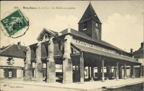 Ak Bracieux Loir et Cher, La halle aux grains