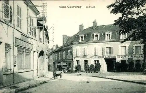 Ak Cour Cheverny Loir-et-Cher, La Place