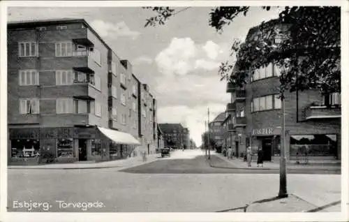 Ak Esbjerg Dänemark, Torvegade