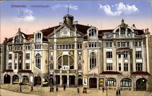 Ak Chemnitz in Sachsen, Zentraltheater