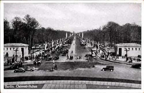 Ak Berlin Tiergarten, Ostwest-Achse