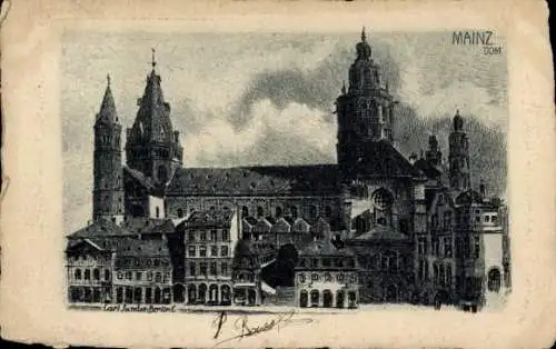 Ak Mainz am Rhein, Mainzer Dom, historische Architektur, Carl Jander Berlin