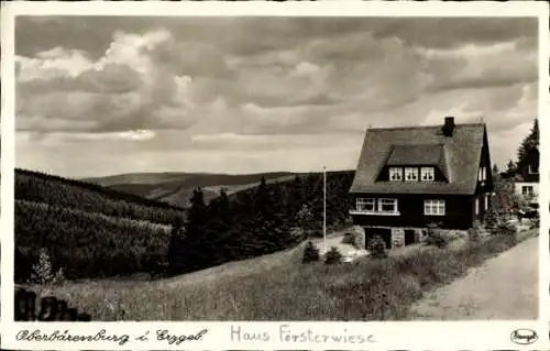 Ak Oberbärenburg Altenberg im Erzgebirge, Haus Forsterwiese