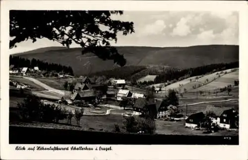 Ak Schellerhau Altenberg im Erzgebirge, Panorama