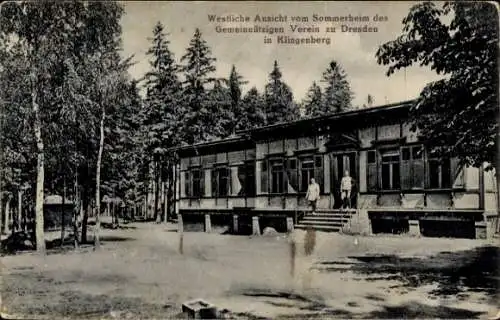 Ak Klingenberg im Erzgebirge Sachsen, Sommerheim, Gemeinnütziger Verein zu Dresden