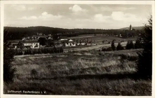 Ak Rautenkranz im Vogtland, Ortsansicht