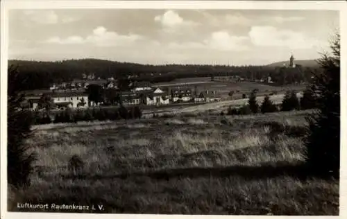 Ak Rautenkranz im Vogtland, Ortsansicht