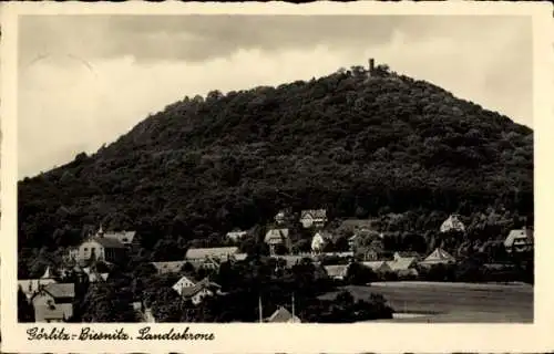 Ak Biesnitz Görlitz in der Lausitz, Landeskrone