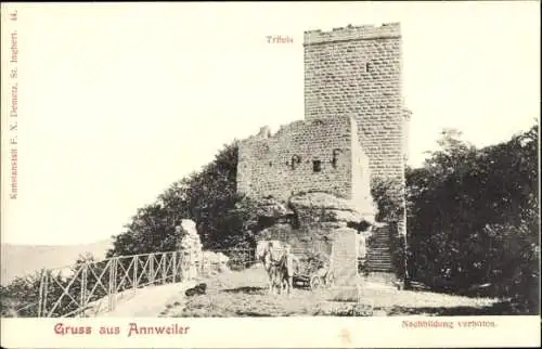 Ak Annweiler am Trifels Pfalz, Burg Trifels