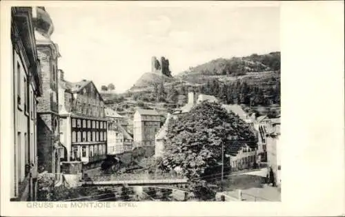 Ak Monschau Montjoie in der Eifel, Teilansicht