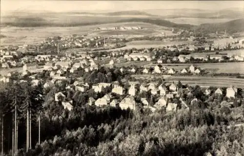 Ak Ilmenau in Thüringen, Überblick über  Thüringer Wald, malerische Landschaft, viele Häuser