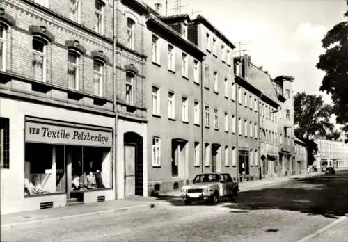 Ak Markranstädt in Sachsen, Geschäft VEB Textile Pelzbezüge, Leipziger Straße