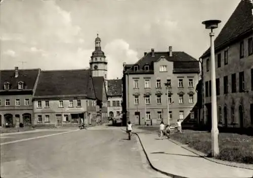Ak Pegau in Sachsen, Kirchplatz