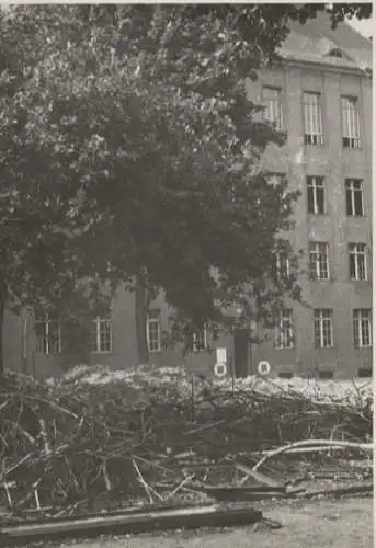 Original Foto Berlin Mitte, Turmstraße 75, Berufsschule, um 1946,  ca. 12 x 17 cm