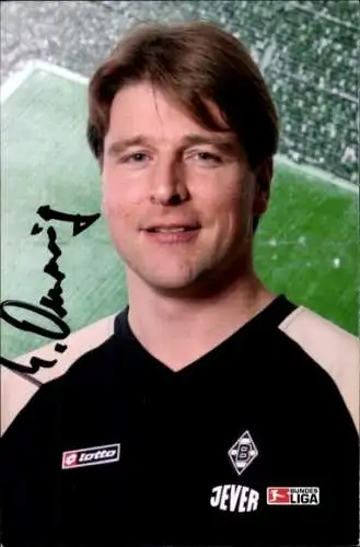 Autogrammkarte Co Trainer Michael Oenninge, Borussia Mönchengladbach, Autogramm