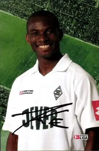 Autogrammkarte Fußballer Pascal Ojigwe, Borussia Mönchengladbach, Autogramm