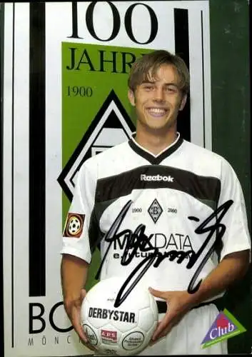 Autogrammkarte Fußballer Berns Körzynietz, Borussia Mönchengladbach, Autogramm