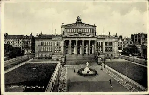 Ak Berlin Mitte, Schauspielhaus, Gendarmenmarkt