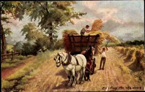 Künstler Ak Payne, Harry, Heuernte