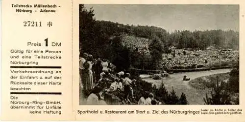 Ak Nürburg in der Eifel, Nürburgring, Sporthotel, Restaurant