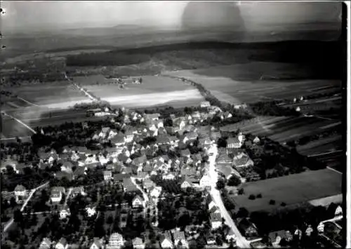 Foto Oettingen in Bayern, Fliegeraufnahme