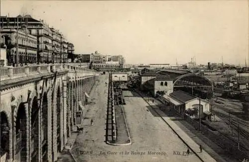 Ak Algier Alger Algerien, Gare, Rampe Marengo