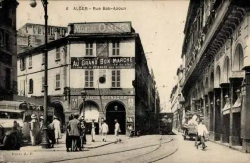 CPA Alger Alger Algérie, Rue Bab-Azoun