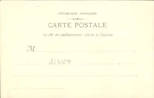 CPA Alger Alger Algérie, Café d'Alger
