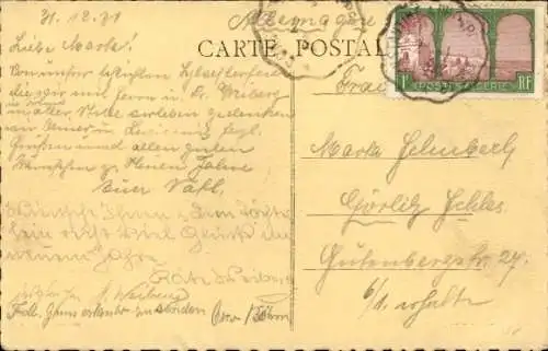 CPA Philippeville Skikda Algérie, Entrée Poste