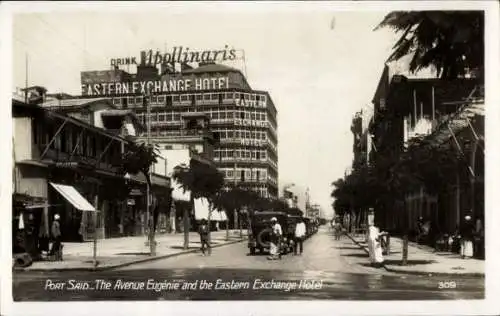 PC Port Said Egypt, Avenue Eugénie, Eastern Exchange Hotel