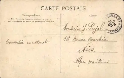 CPA Conakry Guinée, Commissariat