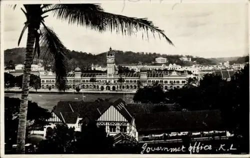 Ak Kuala Lumpur Malaysia, Regierungsgebäude, Palmen, Stadtansicht