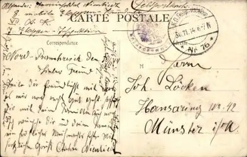 CPA Auvillers-les-Forges Ardennes, Avenue de la Gare