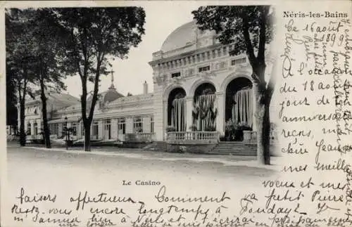CPA Néris les Bains Allier, Casino