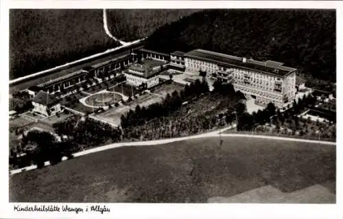 Ak Wangen im Allgäu, Fliegeraufnahme, Kinderheilstätte