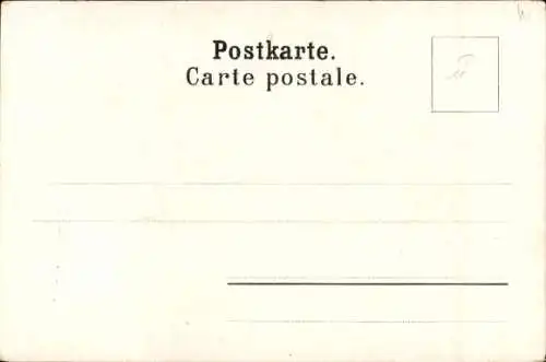 Künstler Ak Liebespaar in einem Ruderboot