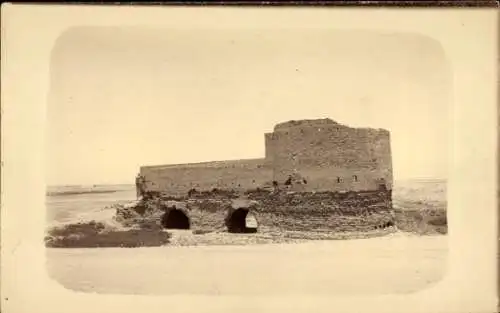Foto Ak Bagdad Irak, Gebäude, Ruine, Turm