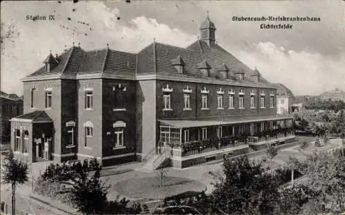 Ak Berlin Steglitz Lichterfelde, Stubenrauch-Kreiskrankenhaus, Station IX