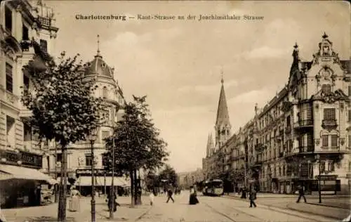 Ak Berlin Charlottenburg, Kant-Straße an der Joachimsthaler Straße
