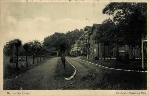 Ak Neuhaldensleben Haldensleben Börde, Kurhotel, Papenberg Flora