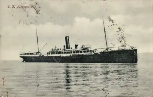 Ak Passagierdampfer SS Cleopatra