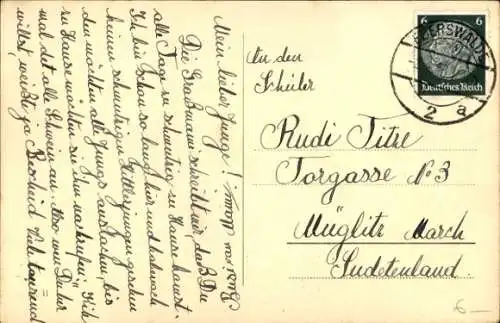 Ak Eberswalde, Total-Ansicht