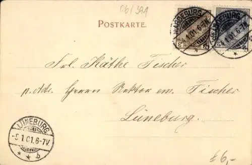 Ak Magdeburg an der Elbe, Wilhelmsgarten, Instelteich