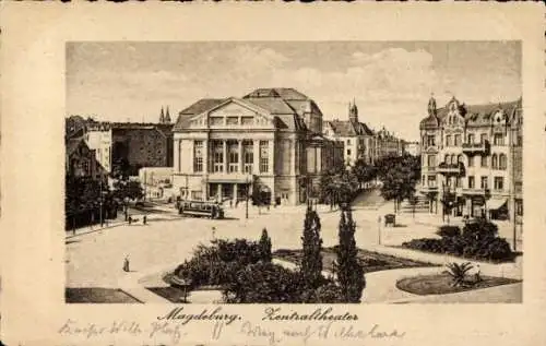 Ak Magdeburg an der Elbe, Zentraltheater