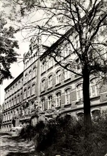 Ak Finow Eberswalde im Kreis Barnim, Bruno H. Bürgel Schule